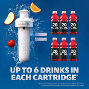 22oz. White Stainless Steel Bottle Starter Kit - Travel Edit