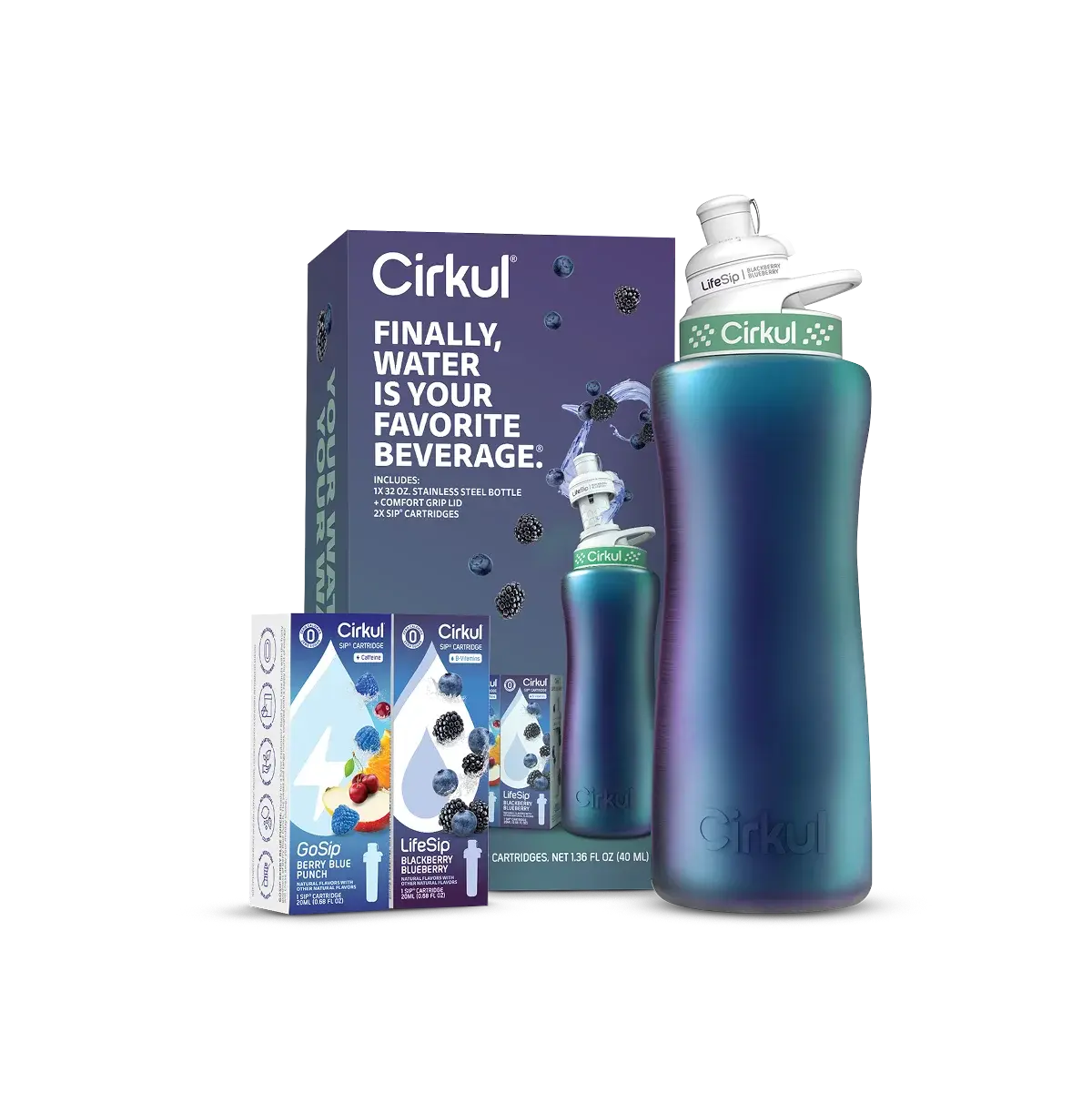 32oz. Chameleon Stainless Steel Bottle Starter Kit - Simple Edit